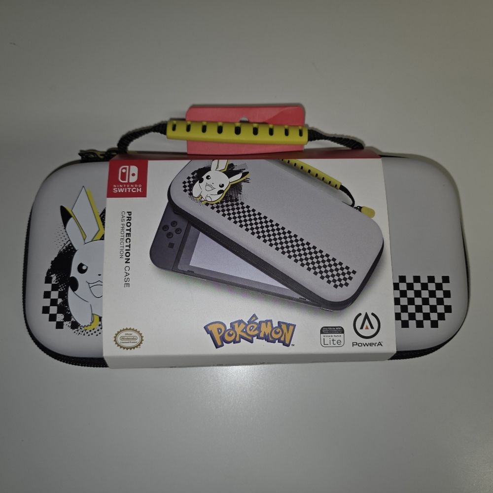New PowerA Pokemon Pikachu Checks Protection Case for Nintendo Switch / Lite